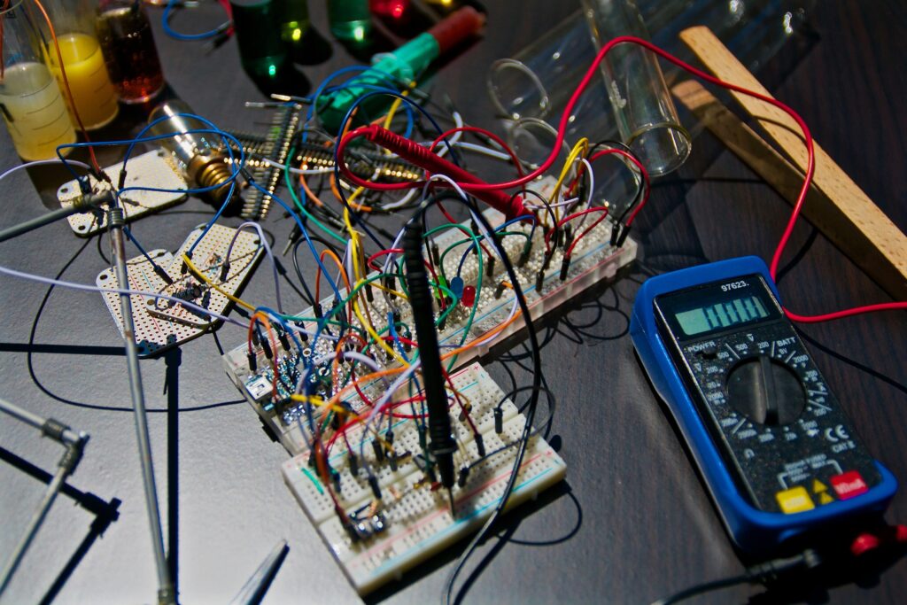 Bread board and cabling