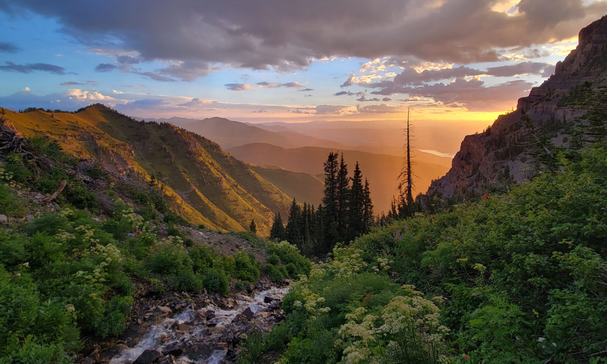 Sunrise on Mount Timpanogos