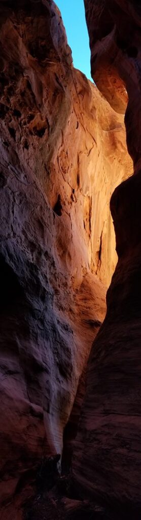Early light in Pandora's Box Canyon